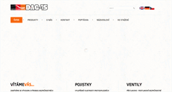 Desktop Screenshot of dag-ts.cz